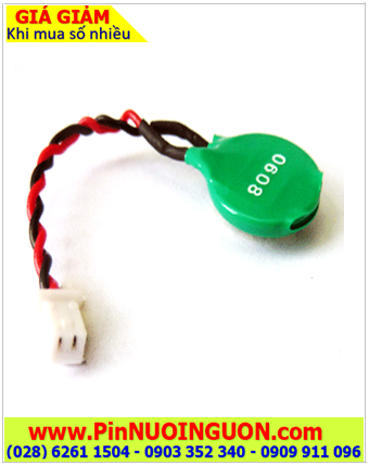 Pin ML1220/ 2E2E0X lithium 3v, Pin sạc 3v lithium nuôi nguồn ML1220/ 2E2E0X chính hãng /Xuất xứ Nhật (Loại có Dây Zắc cắm)